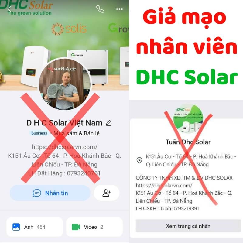 Giả mạo Zalo DHC Solar