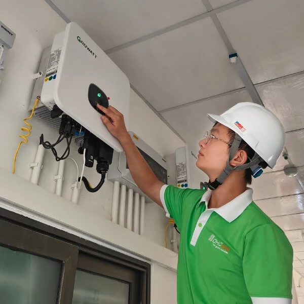 Kiểm tra chạy thử hệ thống Điện mặt trời tự lắp đặt