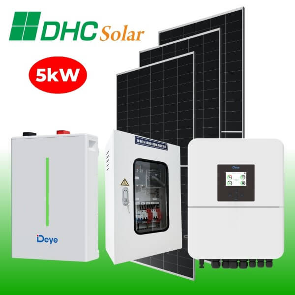 Hệ thống Điện mặt trời Hybrid 5kW