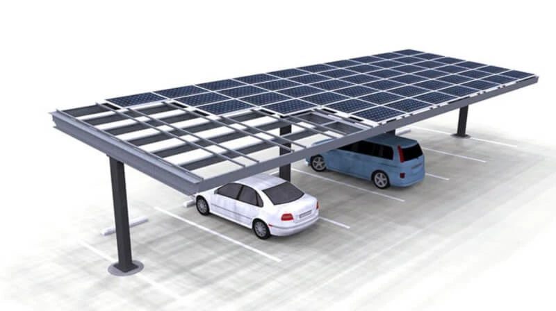 Lắp điện năng lượng mặt trời cho bãi giữ xe