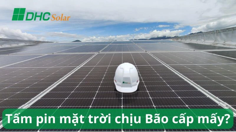 Pin năng lượng mặt trời có chịu bão không?